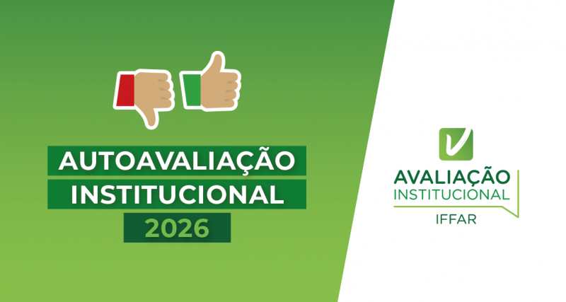 Notícia Avaliação institucional 2026