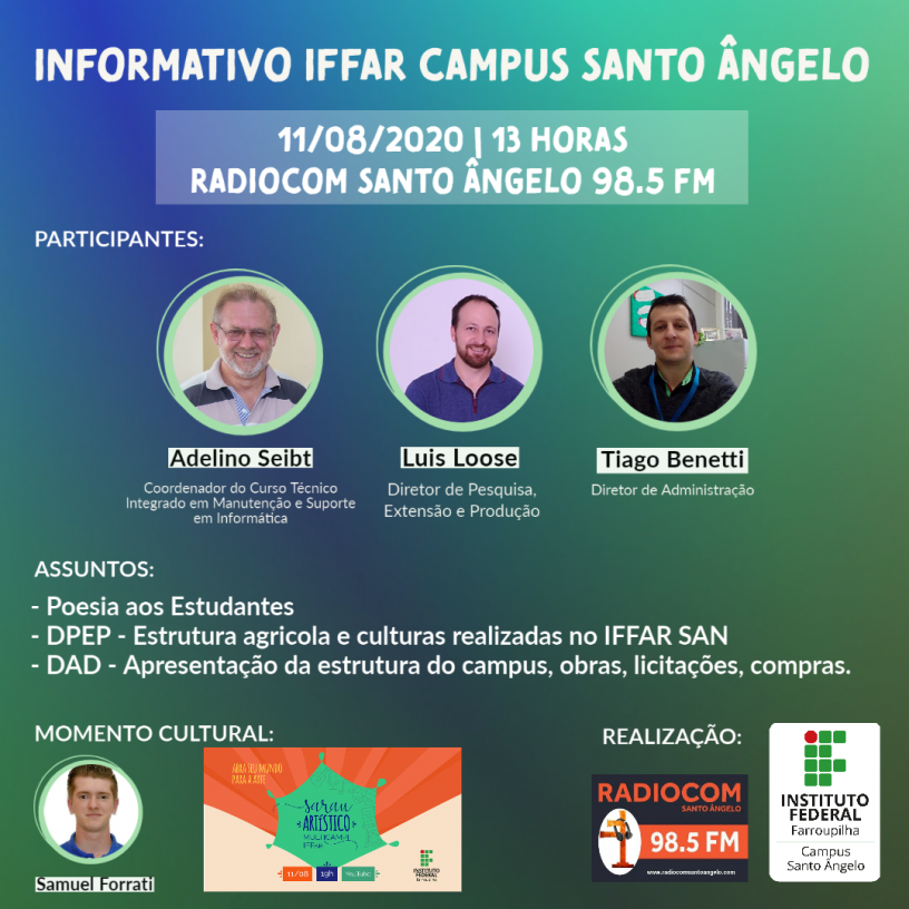 11.08.20 Informativo IFFar SAN