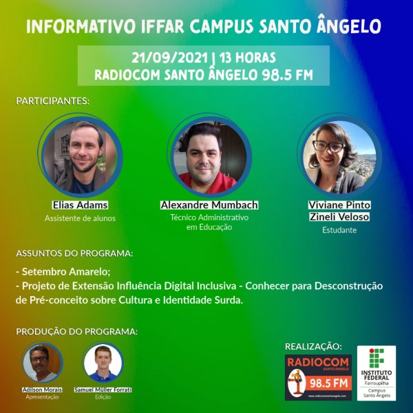 21.09.21 Informativo IFFar SAN