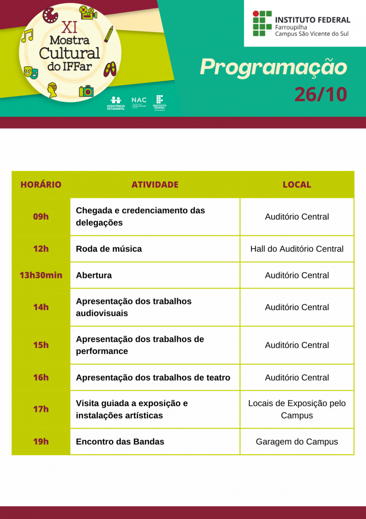 Programação Mostra Cultural 2023 - 26 de outubro.png