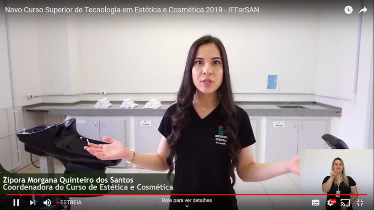 Vídeo novo estética e cosmética 2019