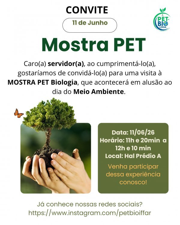 Convite PROGRAMA DE EDUCAÇÃO TUTORIAL PET BIOLOGIA page 0001