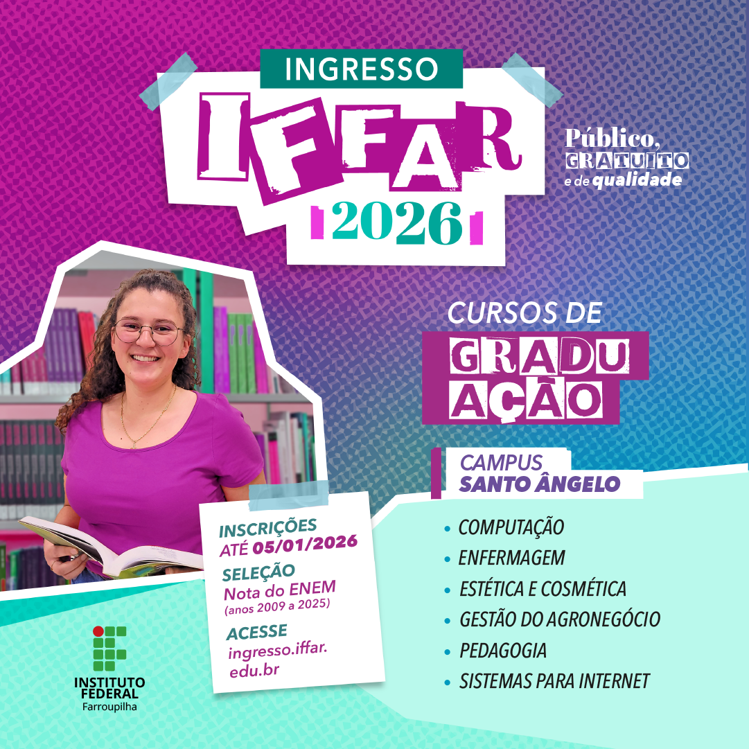 06 SAN cursos Ingresso IFFAr 2026 Graduacao