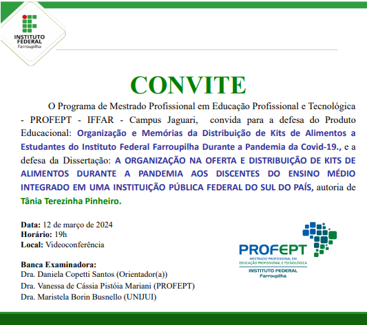 Convite Defesa Tânia T5