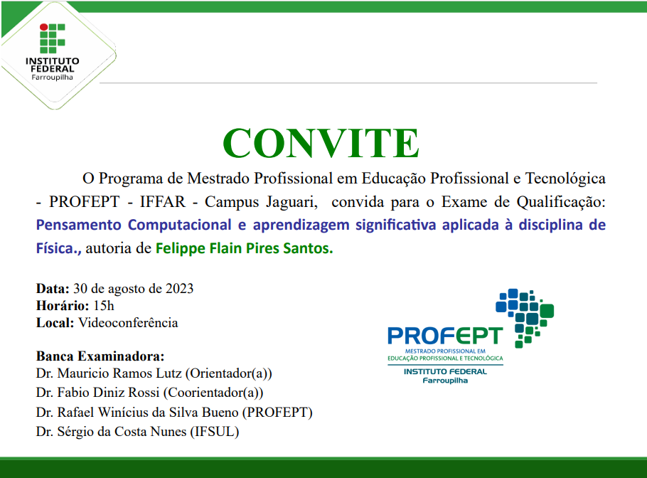 Convite Qualificação Felippe