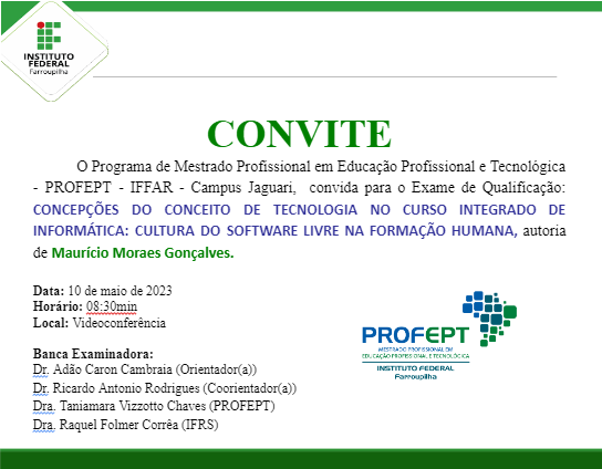 Convite Qualificação Maurício 