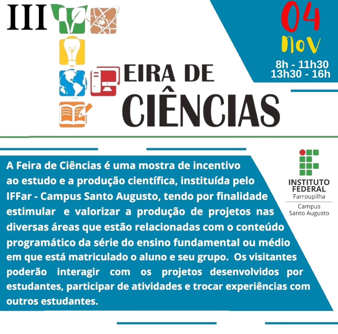 Arte Feira de Ciências alterada