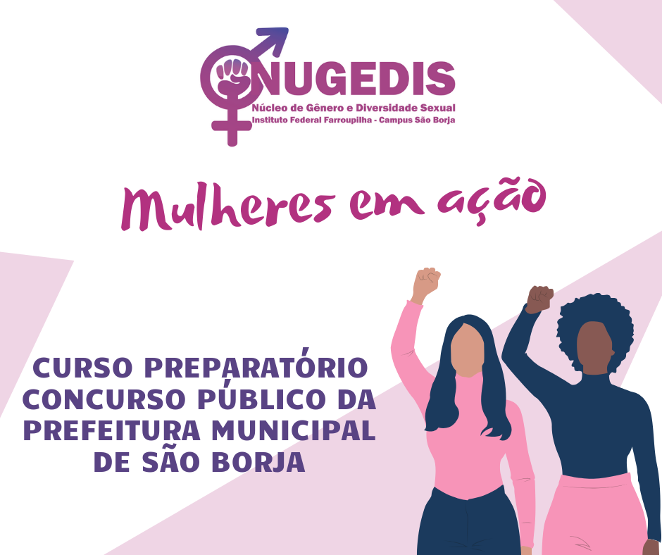 Curso Preparatório para o Concurso Público da Prefeitura Municipal de São Borja Mulheres em ação