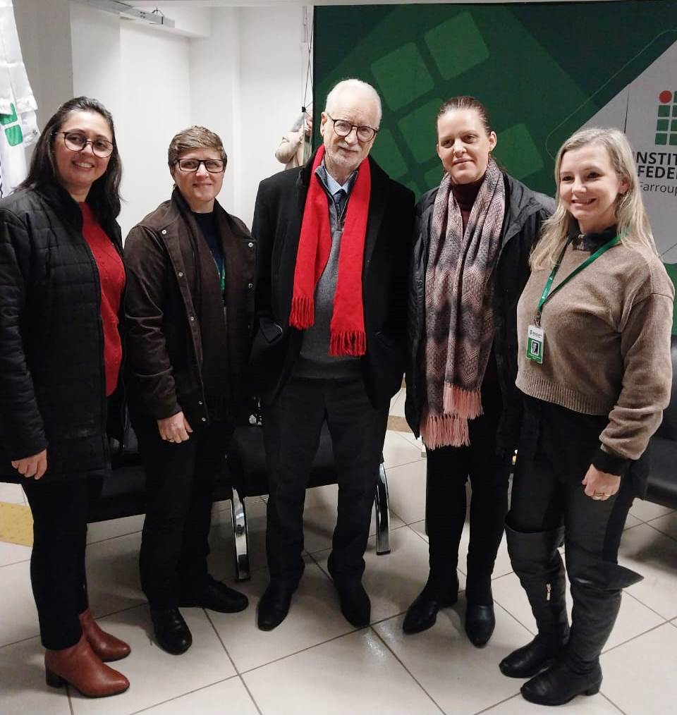 Diretores no curso na reitoria