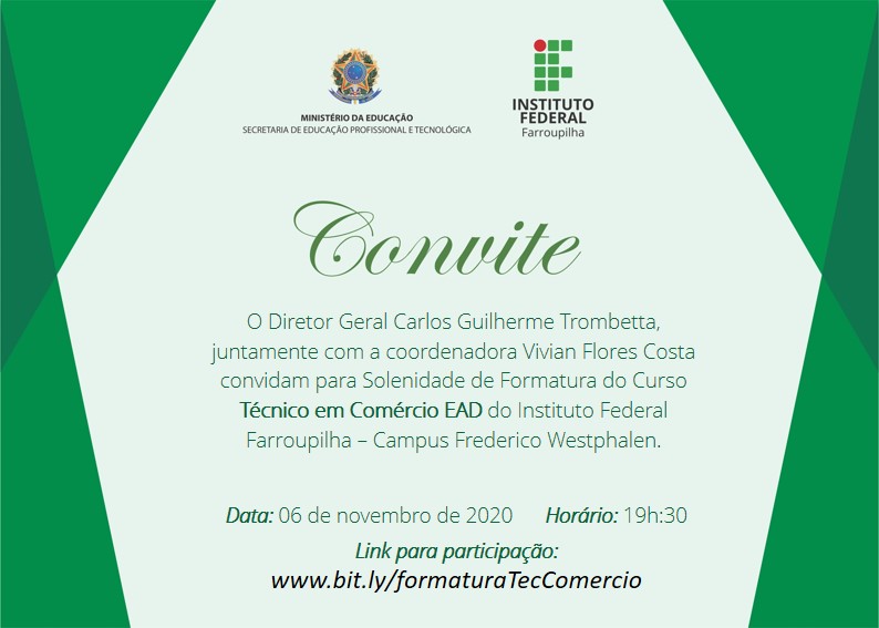 Convite Tec Comercio EAD
