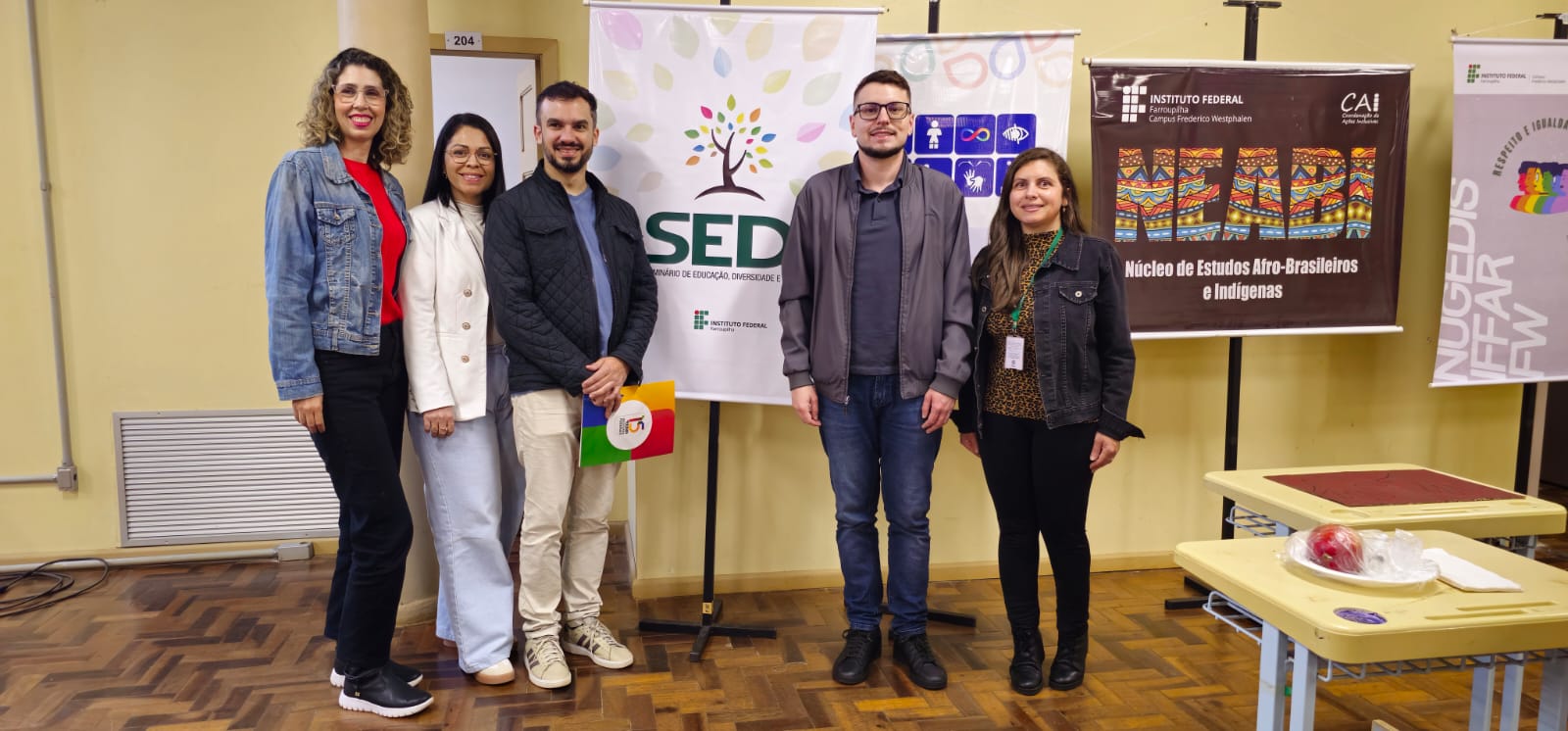 Representantes do Campus SA no SEDI