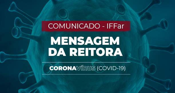 mensagem da reitora