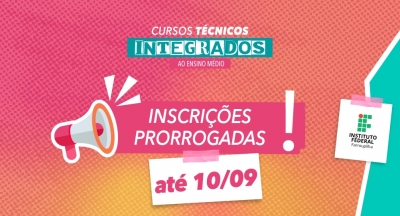 Inscrições para PS 2026 dos Técnicos Integrados são prorrogadas até 10 de setembro