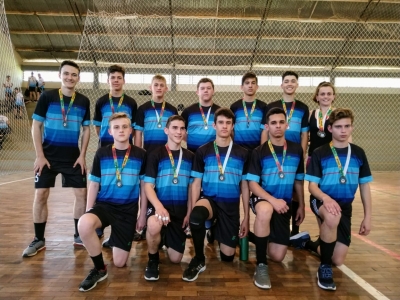 Voleibol juvenil masculino se classifica para a fase Micro Regional do JERGS 