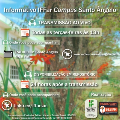 Repositório dos programas de rádio - Informativo do IFFar Campus Santo Ângelo