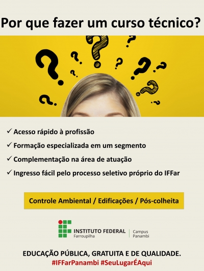 Motivos para realizar um curso técnico