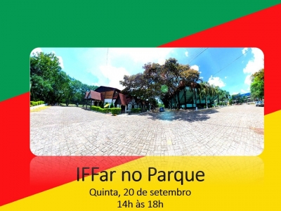Convite para IFFar no Parque