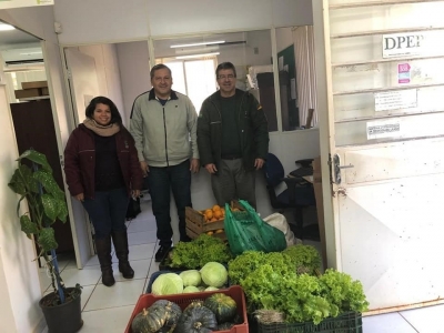 IFFar Solidário – Doação de frutas e hortaliças para o Lar Sonho Real de Alegrete