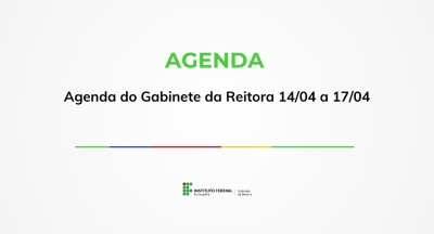 Agenda do Gabinete da Reitora