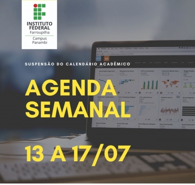 Agenda Semanal - 13/07 a 17/07/2020