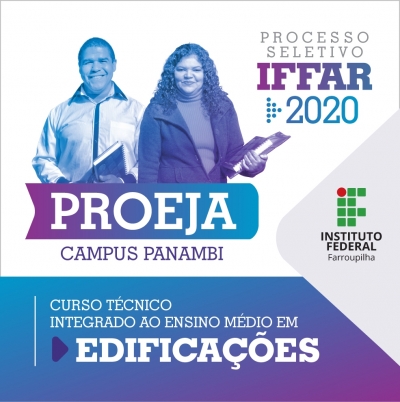 30 vagas para o curso Técnico em Edificações PROEJA no IFFar – Campus Panambi
