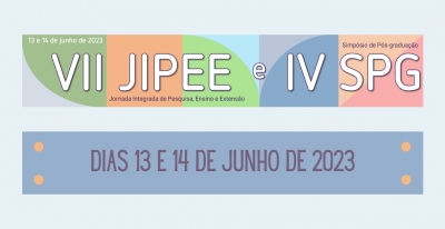 VII JIPEE e IV SPG -  Cronograma de atividades