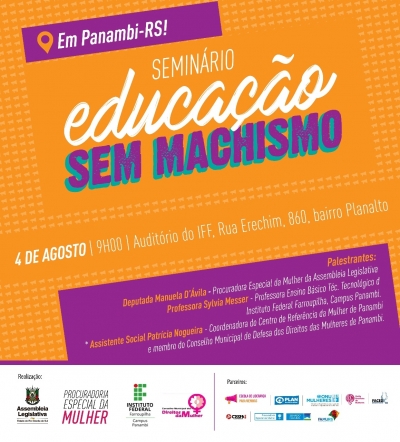 IFFar – Campus Panambi recebe evento “Educação sem Machismo” 