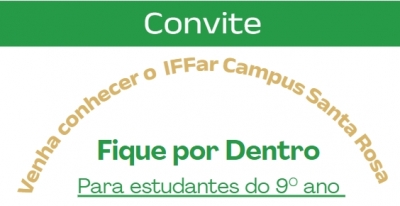 Convite: Fique por Dentro do IFFar 2025