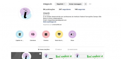 Projeto compartilha conteúdos de Língua Portuguesa e Literatura nas redes sociais