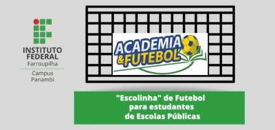 IFFar oferta vagas em projeto de futsal e futebol para estudantes de escolas públicas de Panambi