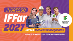 Inscrições para o Processo Seletivo dos Técnicos Subsequentes terminam nesta sexta-feira (9) ps2027subsequentes notícia14092026 720x385 equal
