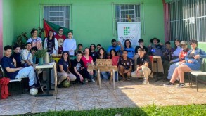 Centro de Referência realiza atividades sobre o dia do gaúcho Alunos do projeto de extensão Acelera Cidadão