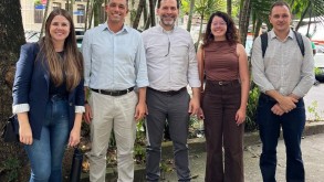 Professor do IFFar participa de reunião estratégica na Embrapa sobre fertilizantes sustentáveis Foto integrantes da Embrapa IFFar e UFSM
