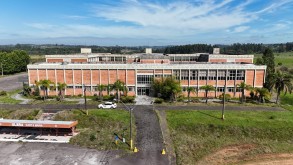 Visita técnica na Ulbra avalia instalações para implantação do Campus Santa Maria do IFFar Vista aérea da Ulbra_IFFar.jpg