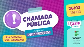 Campus Uruguaiana abre inscrições para vagas remanescentes dos Cursos de Graduação Campus Uruguaiana abre inscrições para vagas remanescentes dos Cursos de Graduação