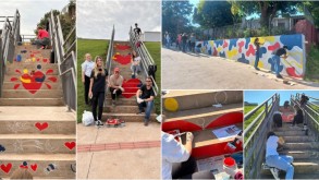 Alunos do Curso de Arquitetura e Urbanismo realizam intervenção artística em EMEI de Santa Rosa/RS Alunos do Curso de Arquitetura e Urbanismo realizam intervenção artística em EMEI de…