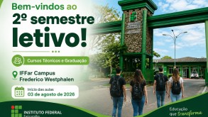 IFFar Campus Frederico Westphalen se prepara para o início do segundo semestre letivo IFFar Campus Frederico Westphalen se prepara para o início do segundo semestre letivo
