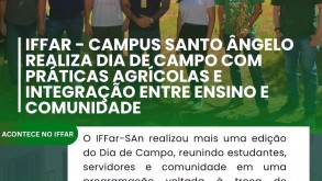 O IFFar – Campus Santo Ângelo realizou mais uma edição do Dia de Campo. O IFFar – Campus Santo Ângelo realizou mais uma edição do Dia de Campo.